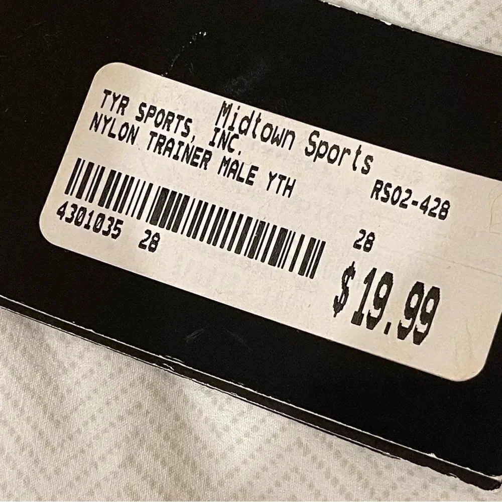 TYR Sport Male YTH Nylon Trainer-A Swim Suit new with tags
